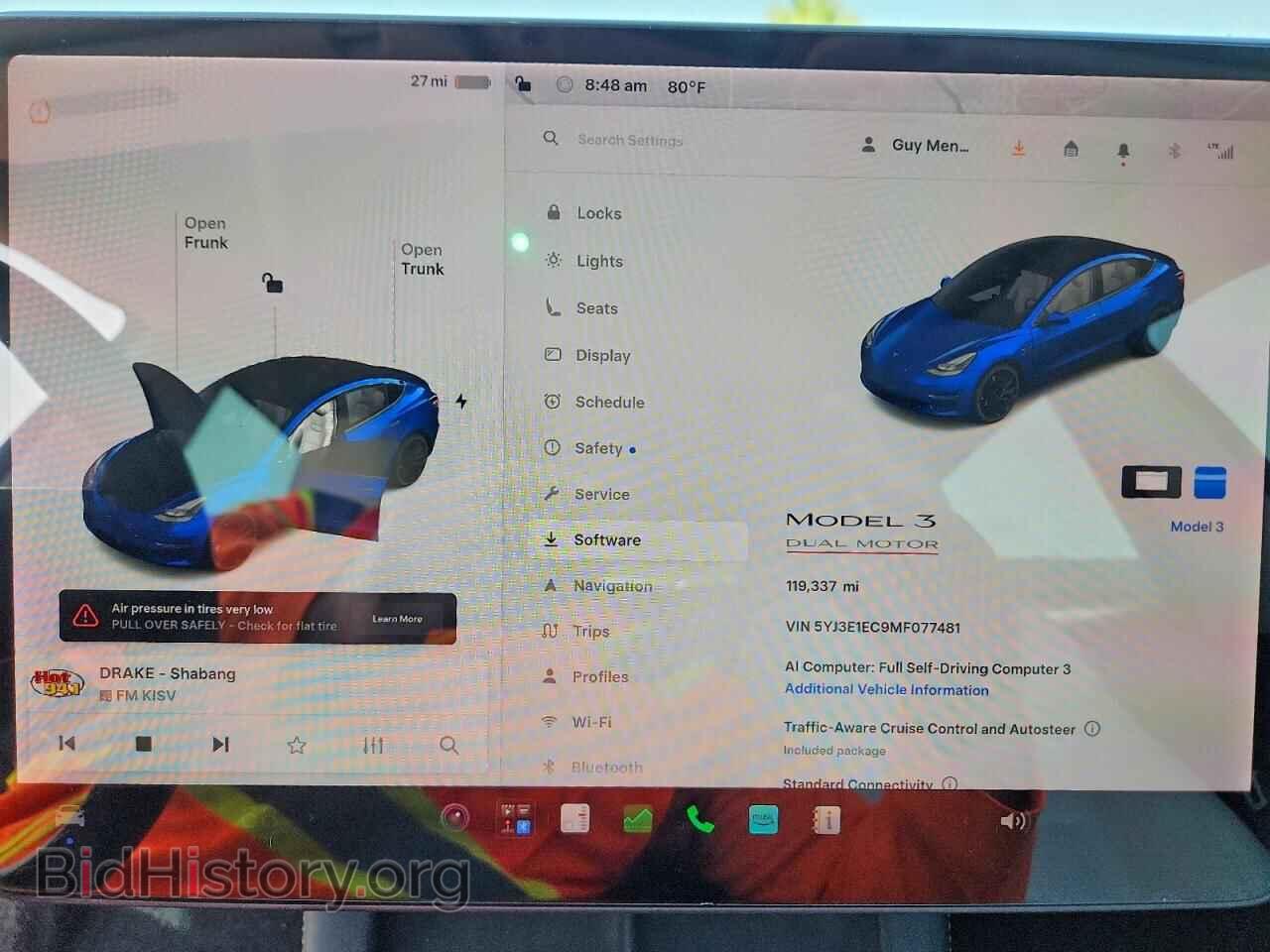 2021 TESLA MODEL 3 - VIN: 5YJ3E1EC9MF077481 - Photo 9