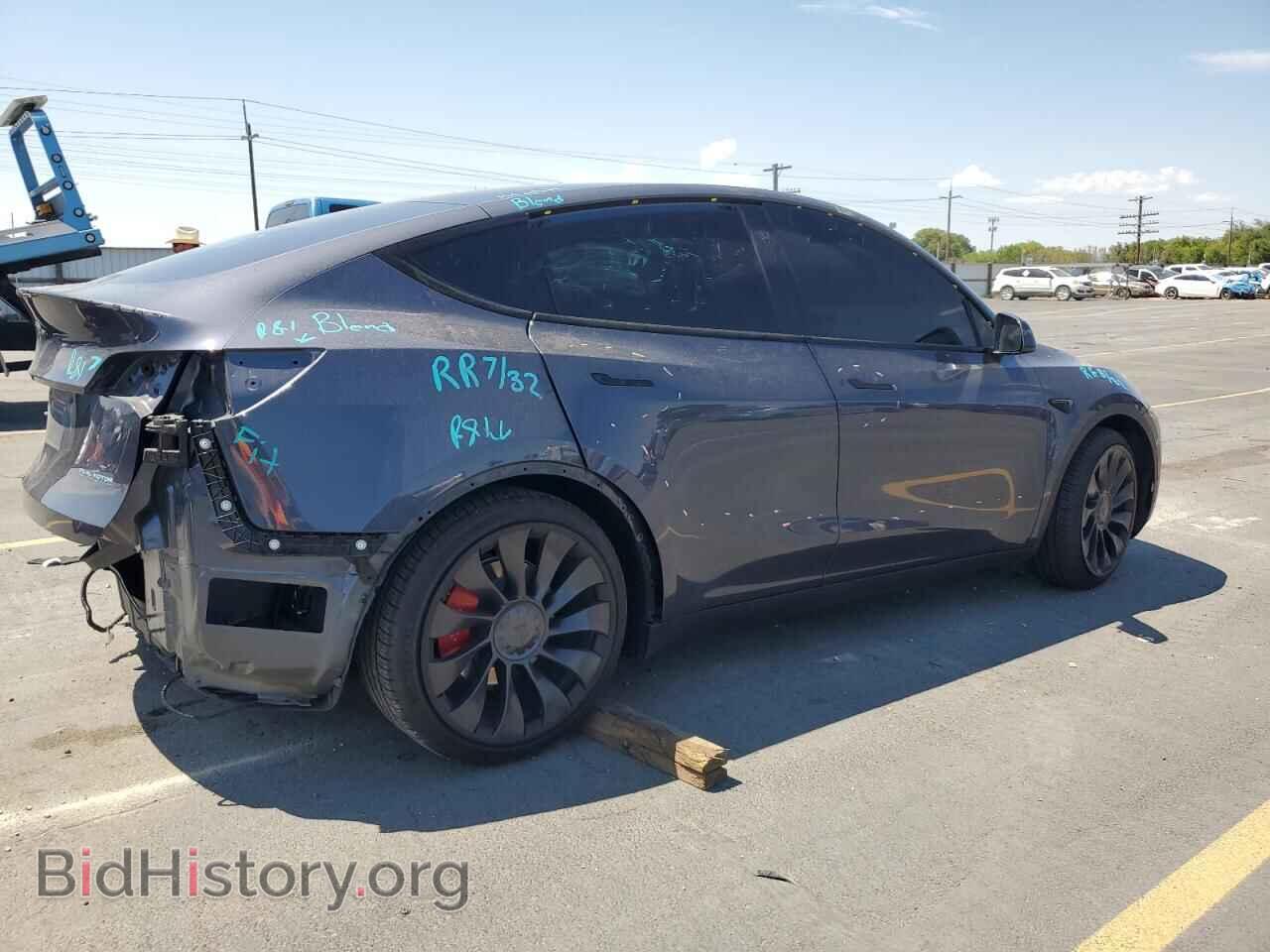 2022 TESLA MODEL Y - VIN: 7SAYGDEF6NF543206 - Фото 3
