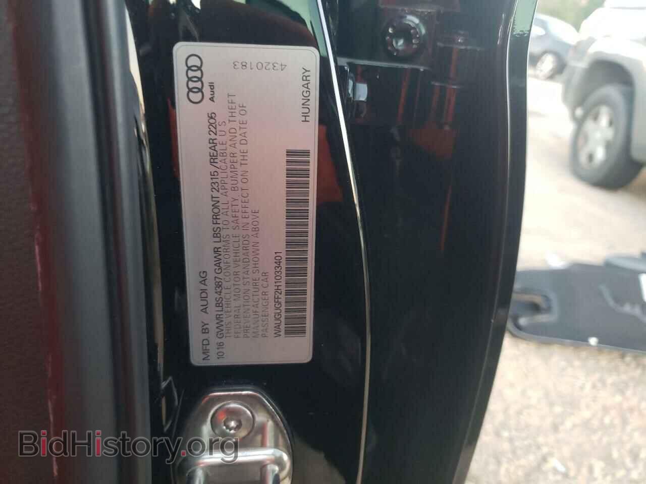 2017 AUDI A3 - VIN: WAUGUGFF2H1033401 - Photo 10