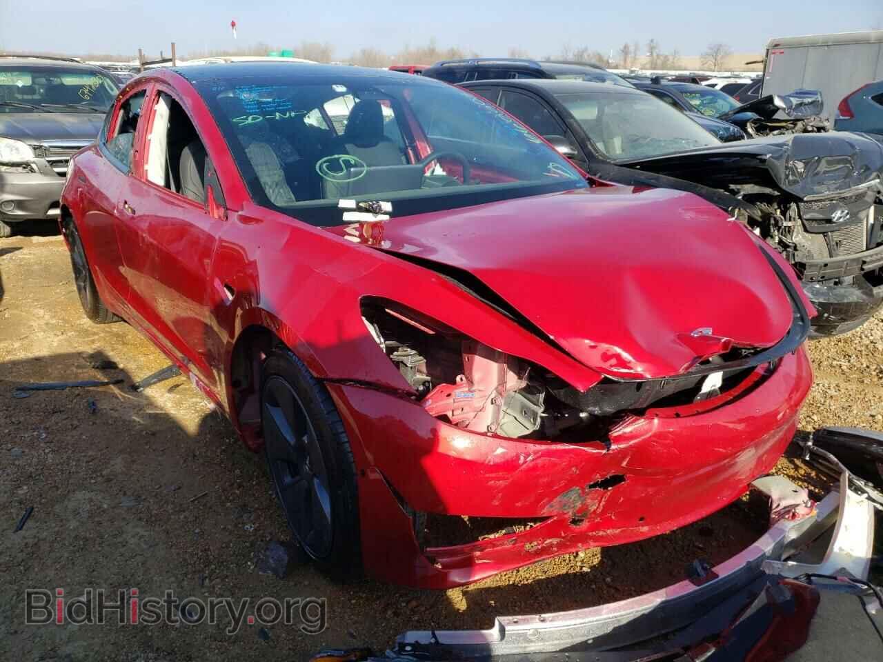 Photo 5YJ3E1EA8MF996161 - TESLA MODEL 3 2021
