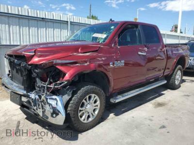 2018 RAM 2500 2500 Laram, бордовый — VIN 3C6UR5FL2JG406470, Copart