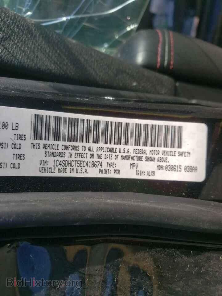 2014 DODGE DURANGO - VIN: 1C4SDHCT5EC418674 - Photo 10