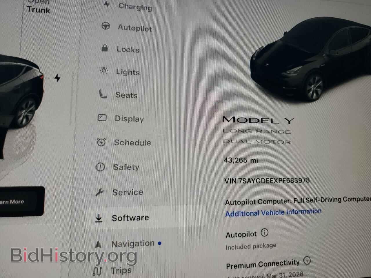 2023 TESLA MODEL Y - VIN: 7SAYGDEEXPF683978 - Photo 9