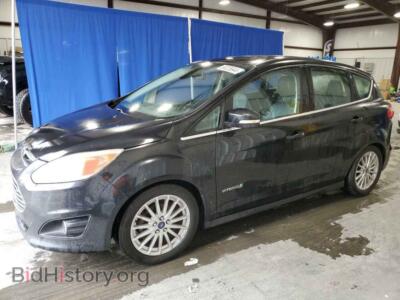 2013 Ford CMAX SEL, черный — VIN 1FADP5BU3DL515191, Copart