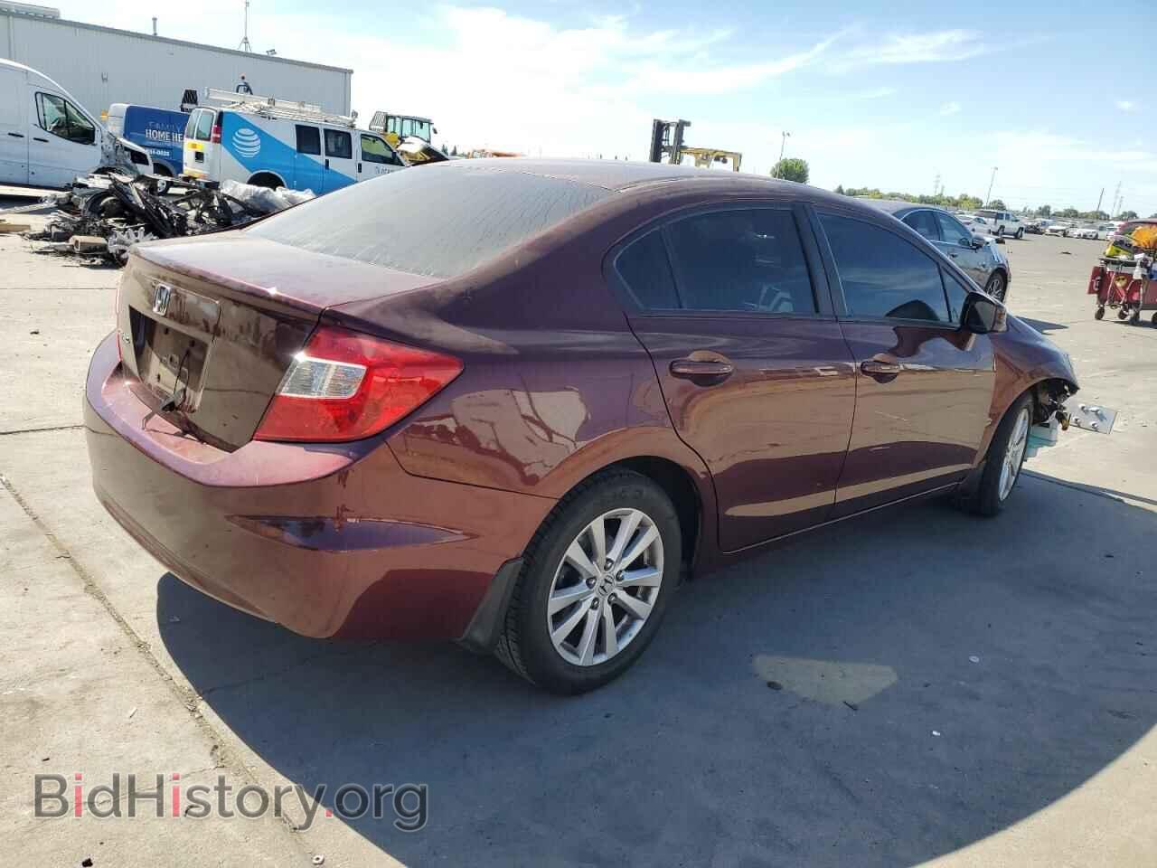 2012 HONDA CIVIC - VIN: 19XFB2F86CE043136 - Фото 3