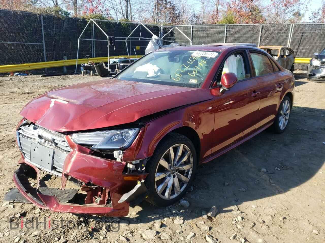 2018 AUDI A4 - VIN: WAUDNAF43JA011263 - Фото 2