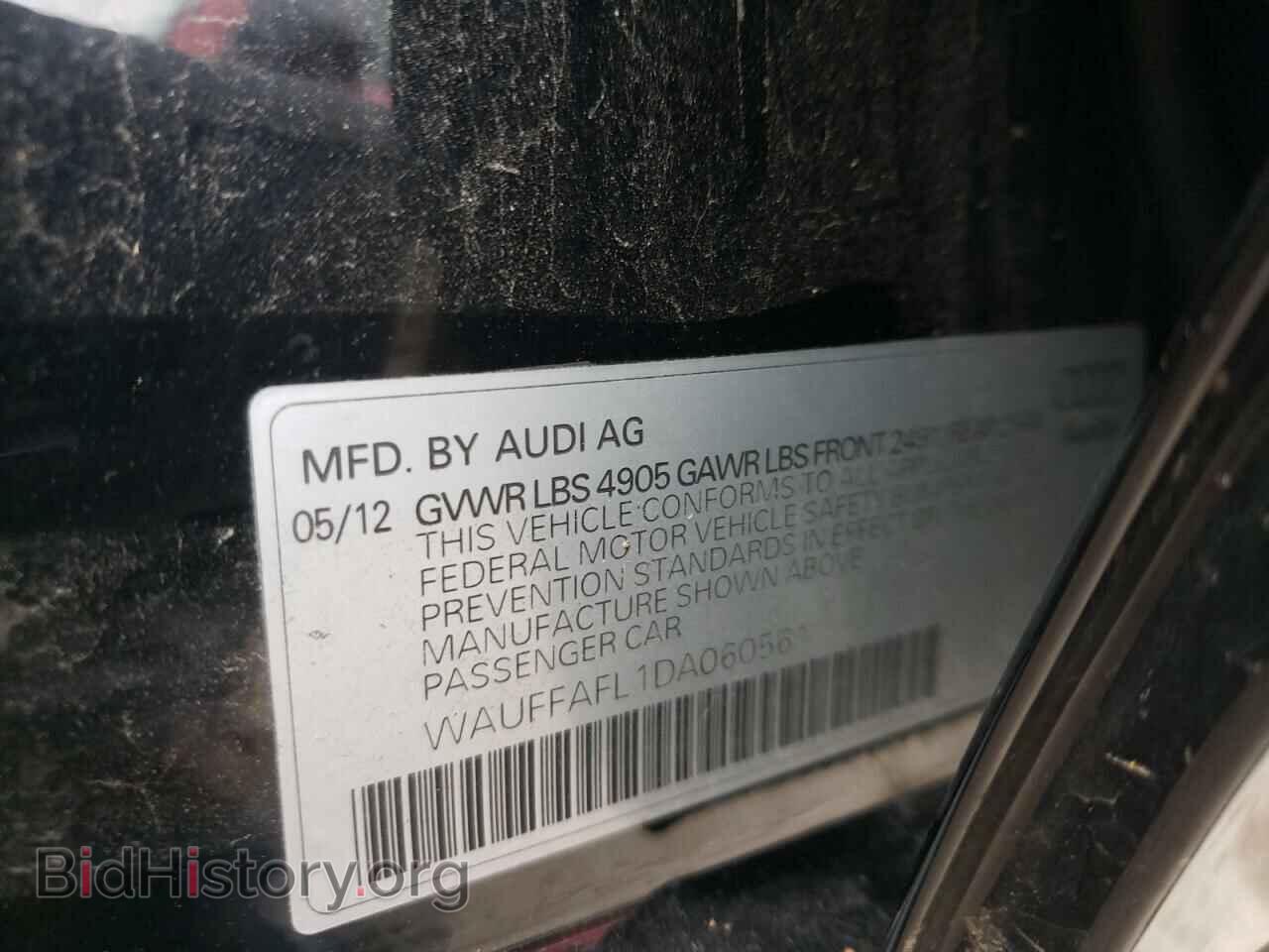 2013 AUDI A4 - VIN: WAUFFAFL1DA060561 - Фото 10