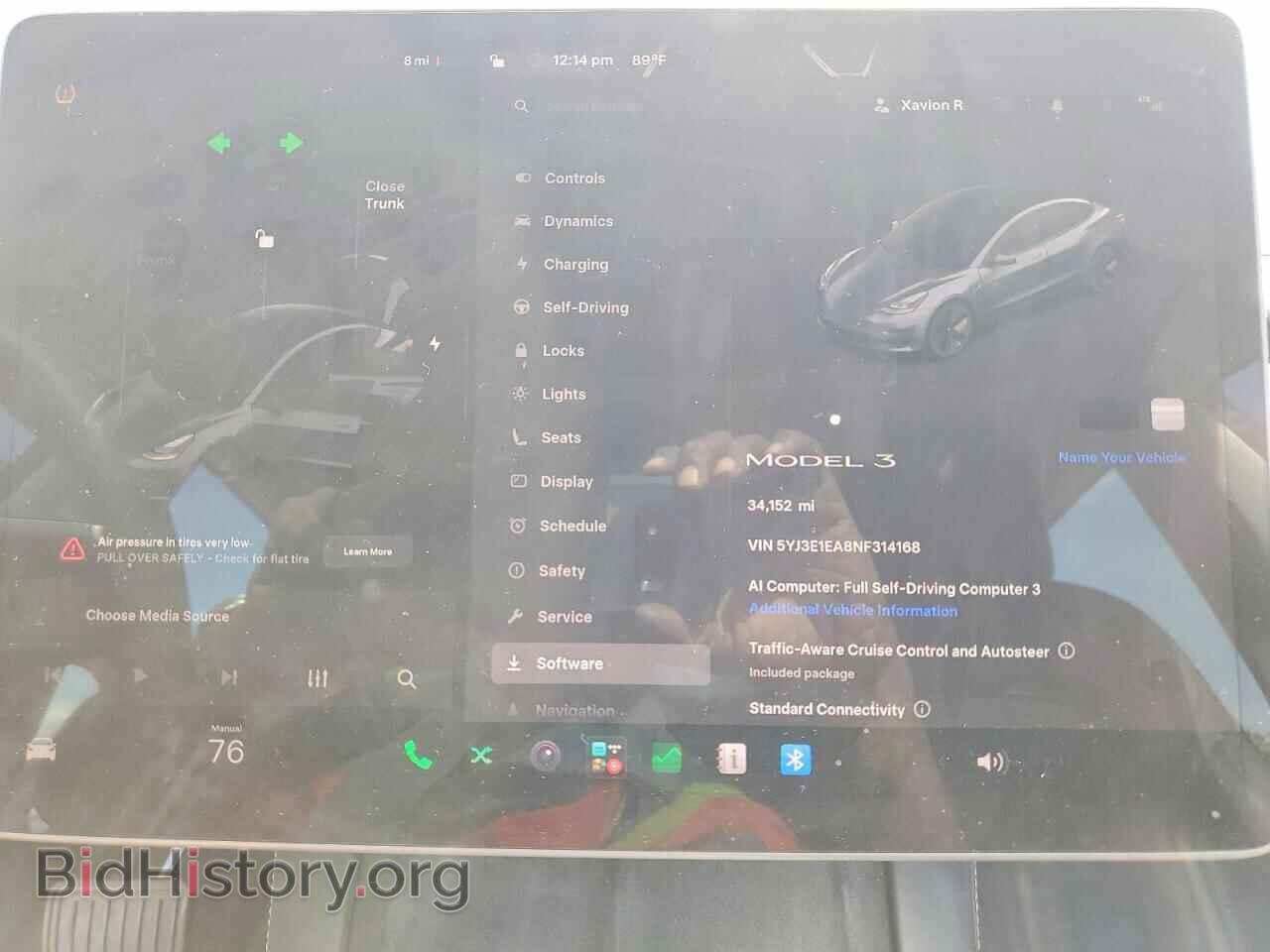 2022 TESLA MODEL 3 - VIN: 5YJ3E1EA8NF314168 - Photo 9