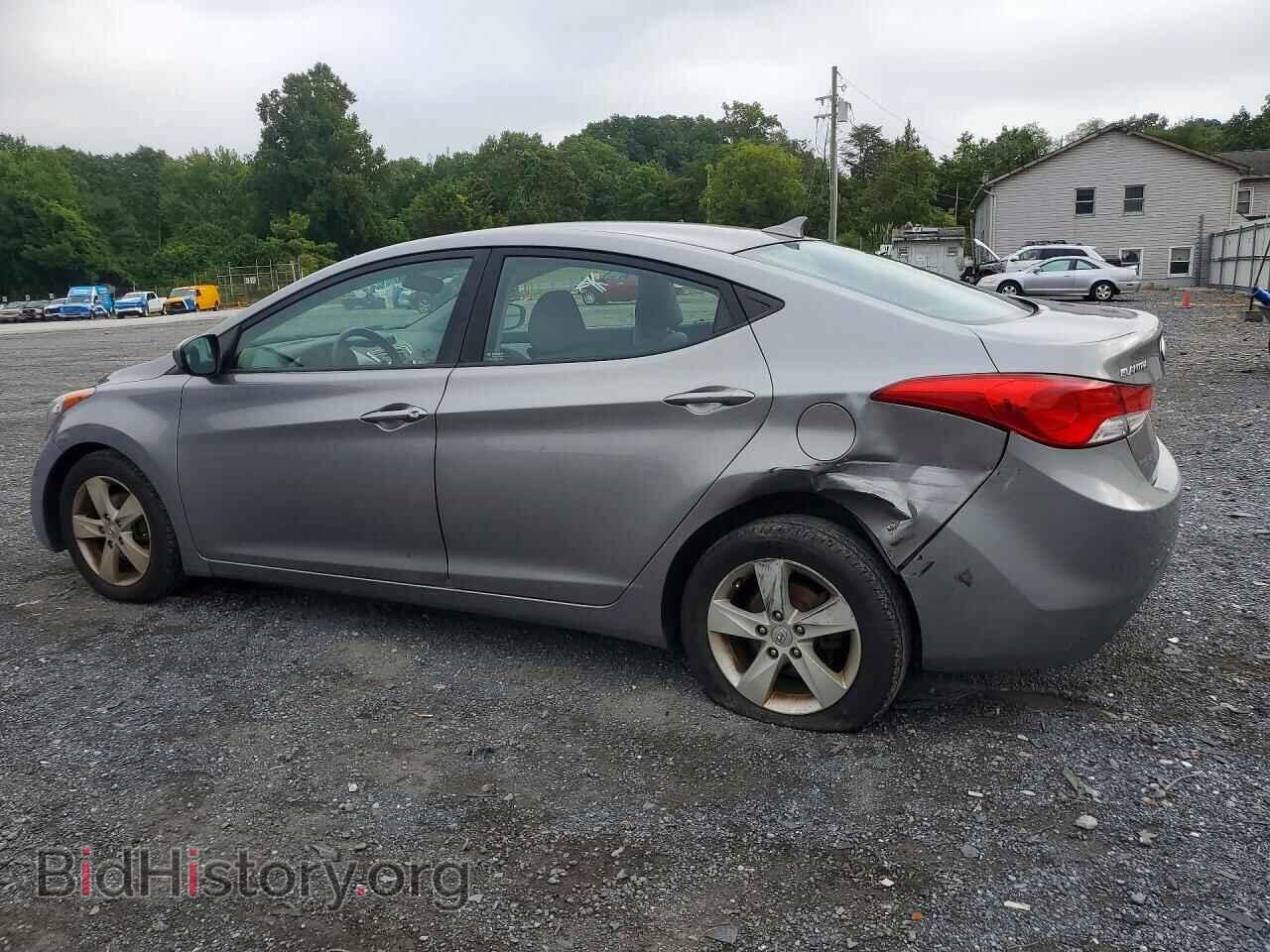 2012 HYUNDAI ELANTRA - VIN: KMHDH4AE8CU186598 - Фото 2