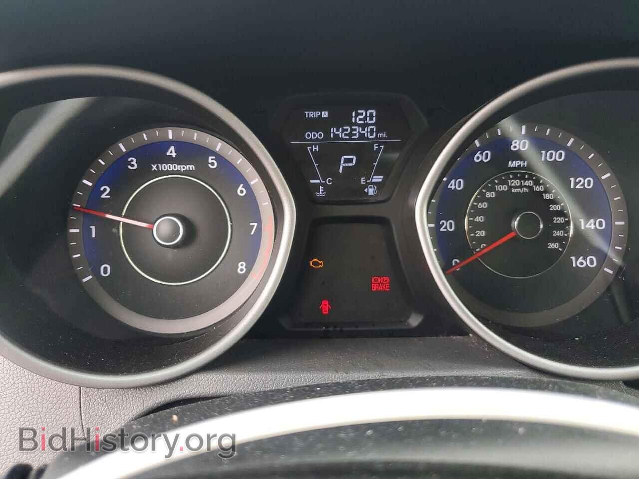 2012 HYUNDAI ELANTRA - VIN: KMHDH4AE8CU186598 - Фото 9