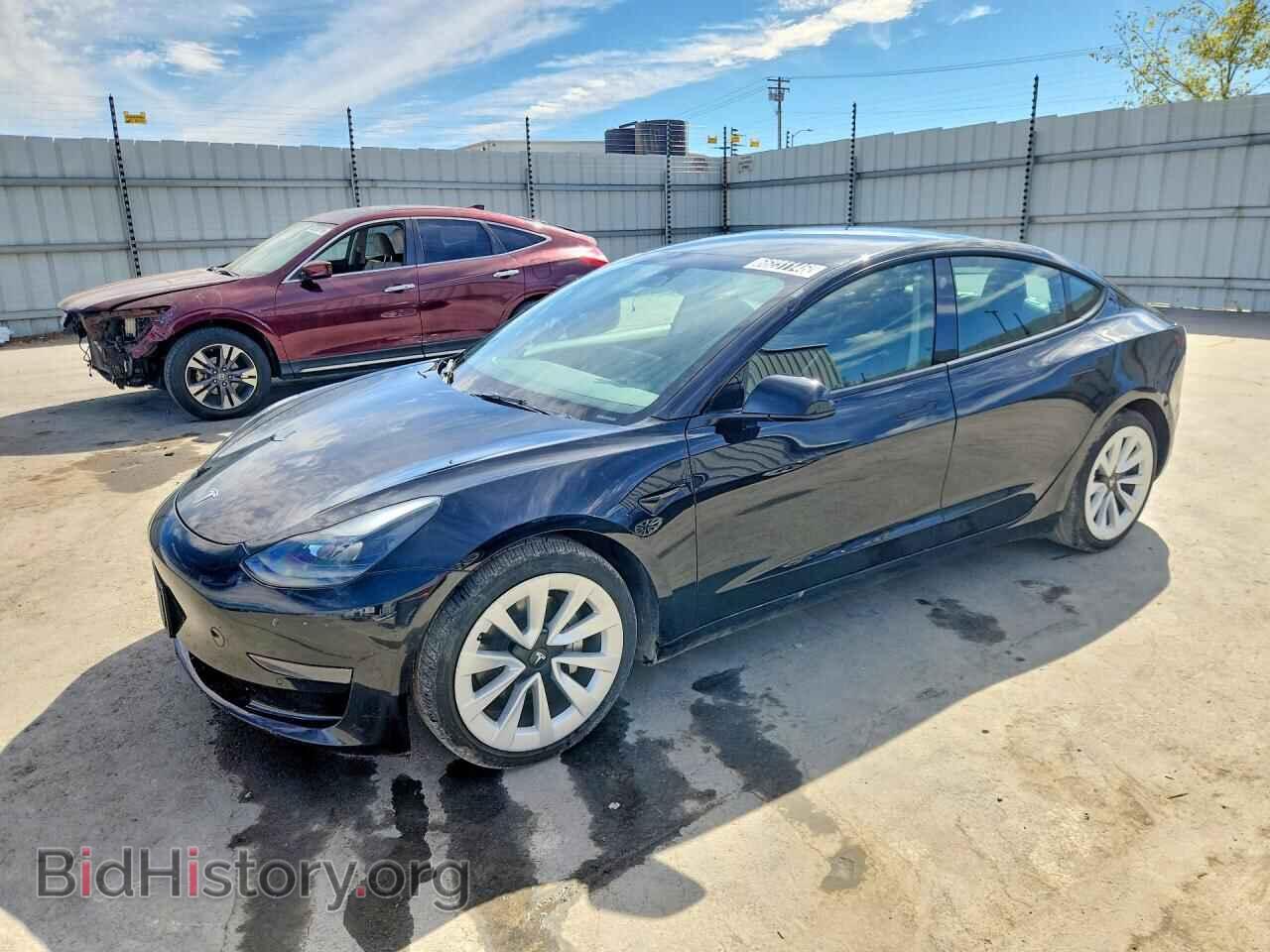 Photo 5YJ3E1EA5NF370276 - TESLA MODEL 3 2022