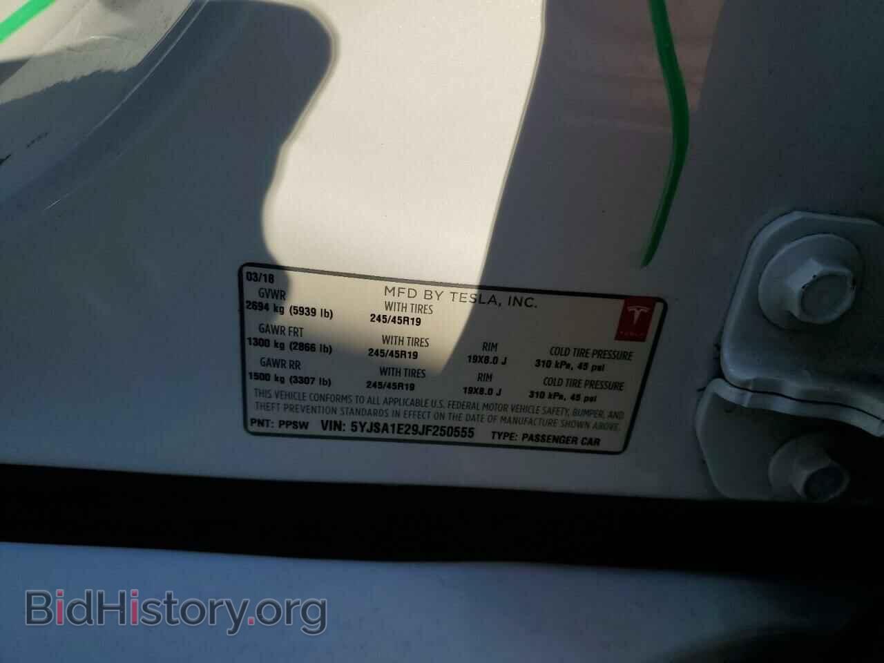 2018 TESLA MODEL S - VIN: 5YJSA1E29JF250555 - Photo 12