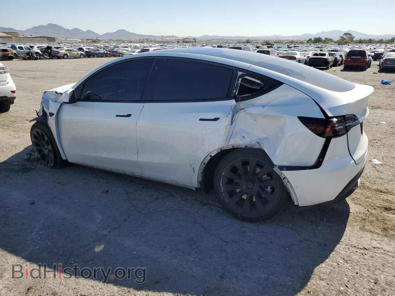 2022 TESLA MODEL Y - VIN: 7SAYGAEE5NF314148 - Фото 2