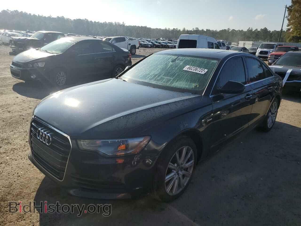 2013 AUDI A6 - VIN: WAUGGAFC1DN124107 - Фото 2