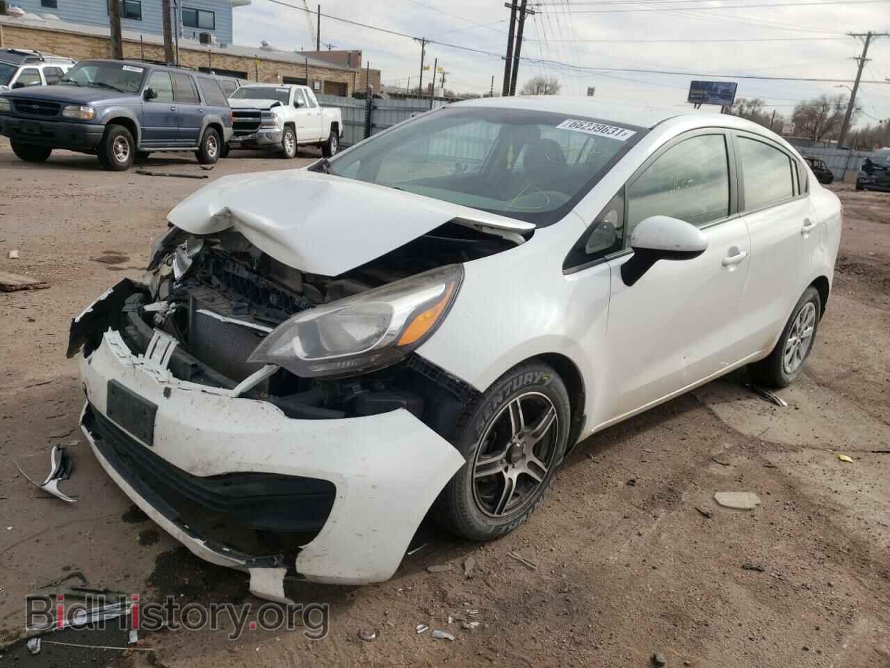 2013 KIA RIO - VIN: KNADM4A33D6308897 - Фото 2
