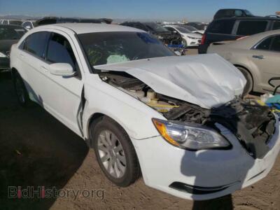 2013 Chrysler 200 200 Tourin, white — VIN 1C3CCBBB6DN764558, Copart