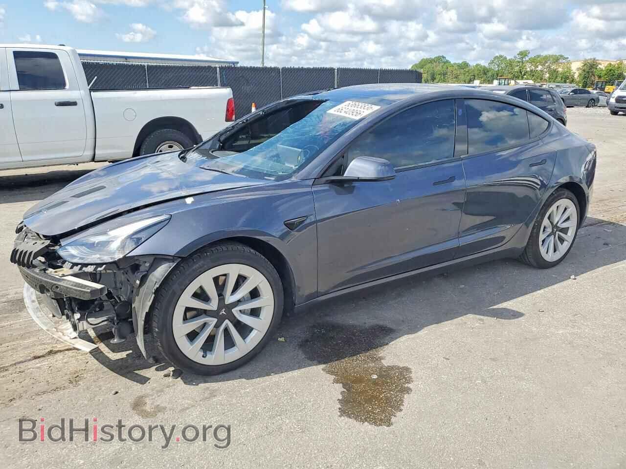 Photo 5YJ3E1EA2NF336828 - TESLA MODEL 3 2022