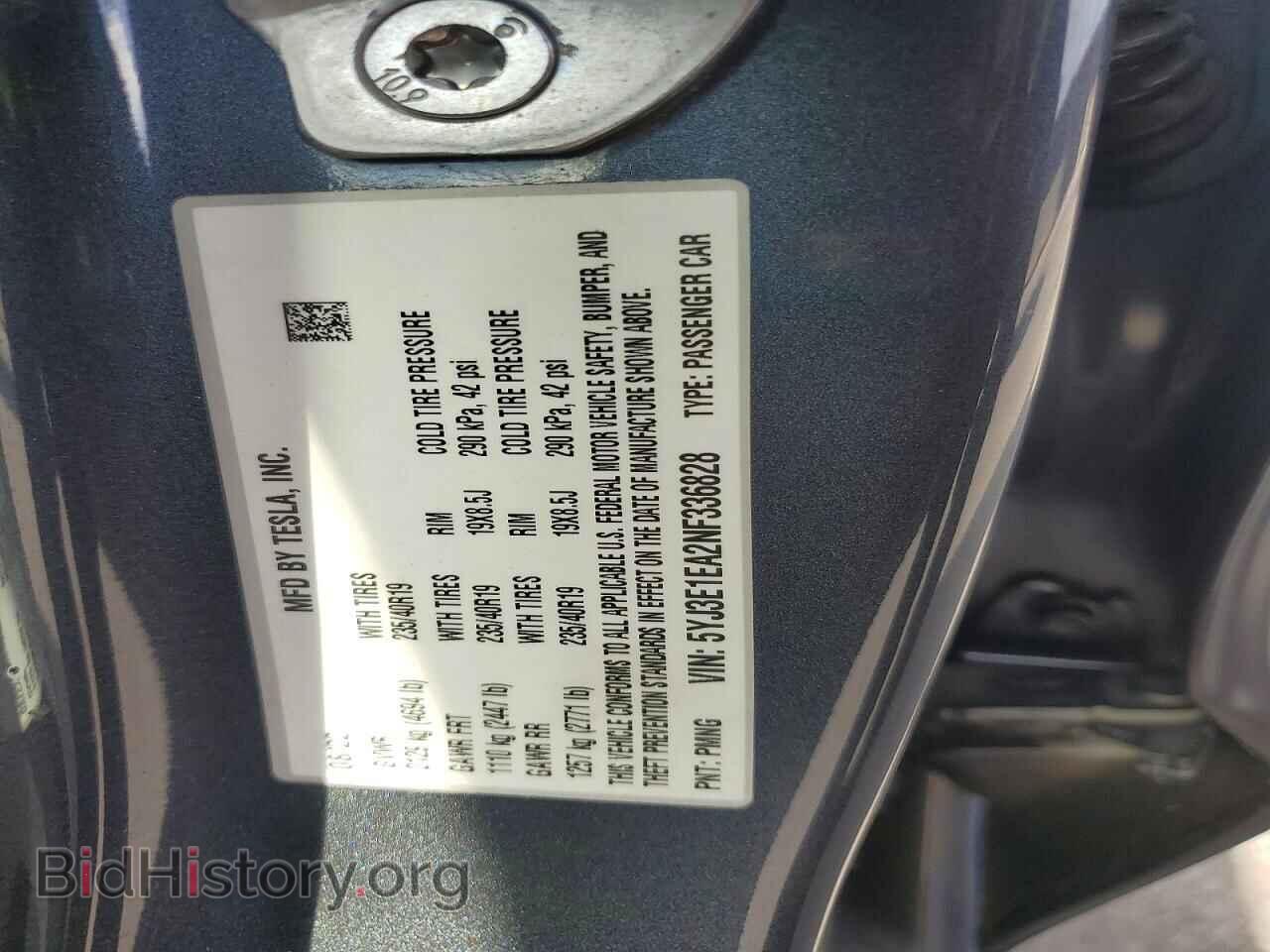 2022 TESLA MODEL 3 - VIN: 5YJ3E1EA2NF336828 - Photo 13