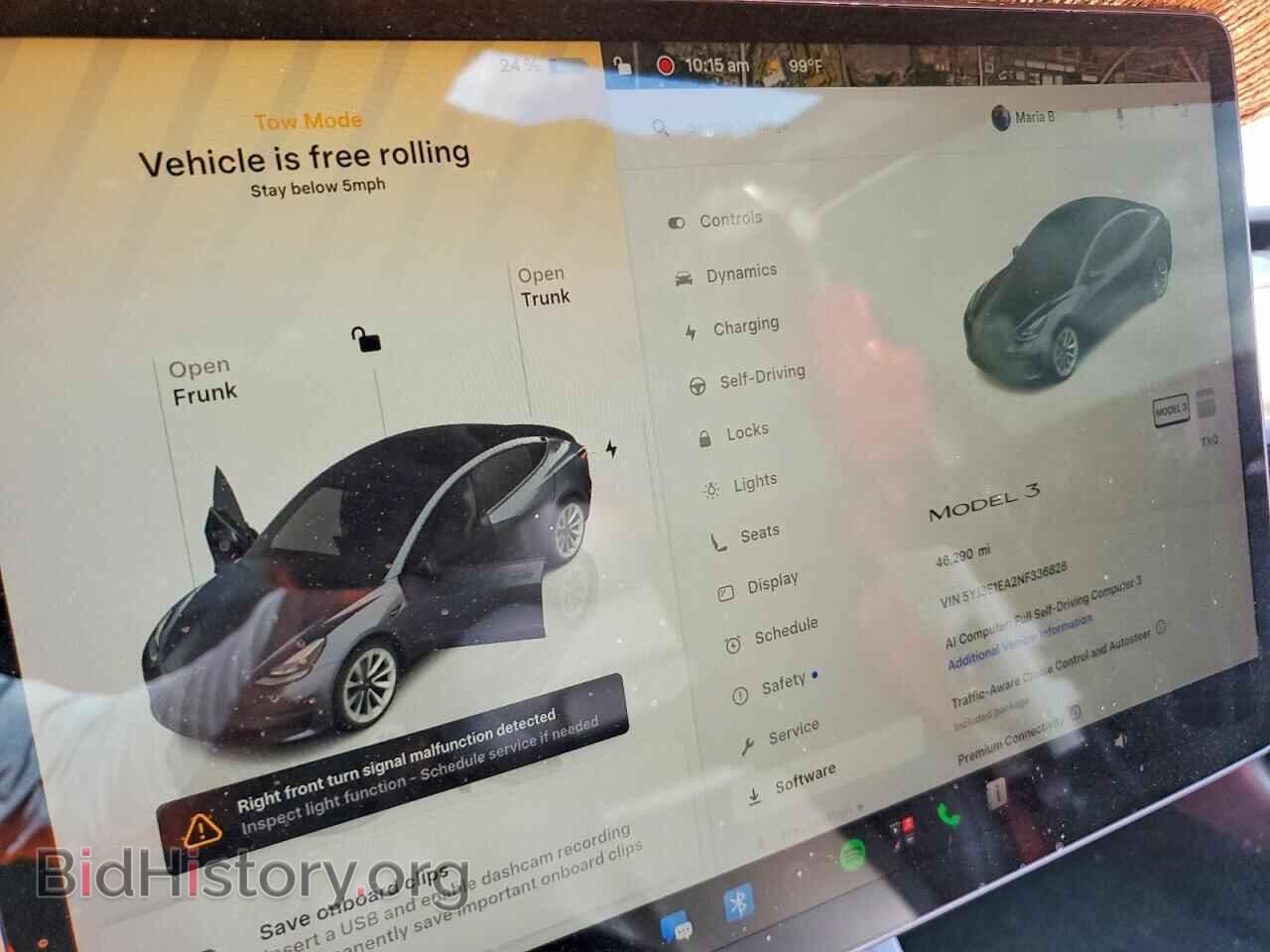 2022 TESLA MODEL 3 - VIN: 5YJ3E1EA2NF336828 - Photo 9