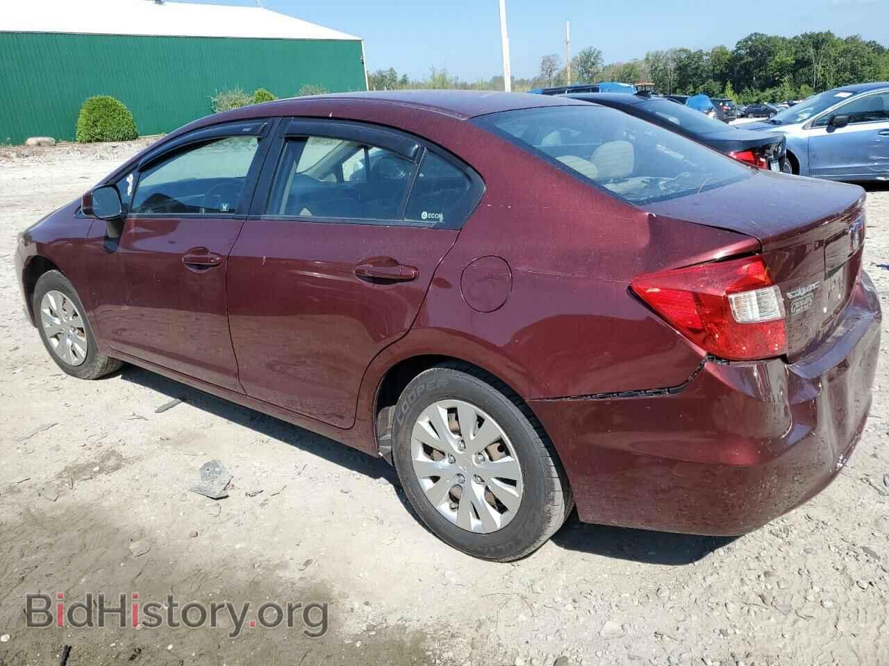 2012 HONDA CIVIC - VIN: 2HGFB2E52CH533702 - Фото 2