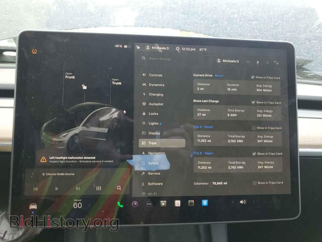 2021 TESLA MODEL 3 - VIN: 5YJ3E1EA3MF087180 - Фото 9