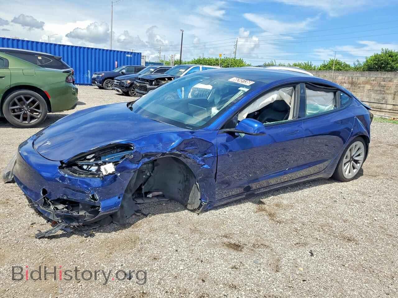 Фотография 5YJ3E1EA2NF372292 - TESLA MODEL 3 2022