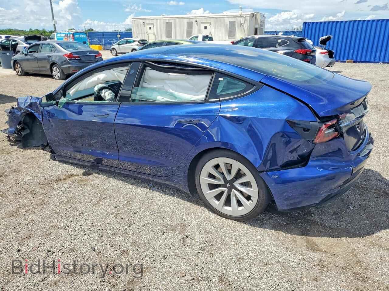 2022 TESLA MODEL 3 - VIN: 5YJ3E1EA2NF372292 - Фото 2