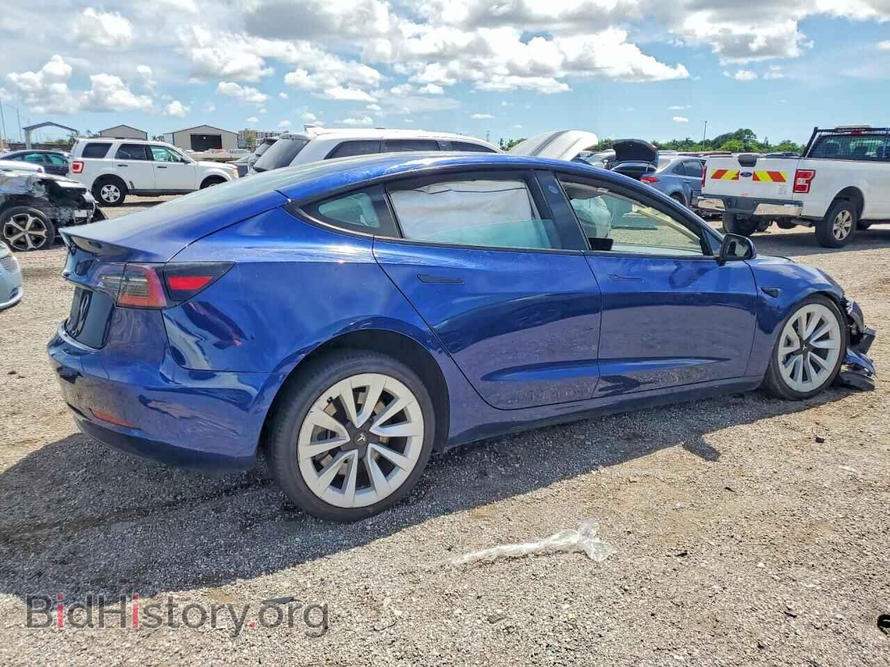 2022 TESLA MODEL 3 - VIN: 5YJ3E1EA2NF372292 - Фото 3