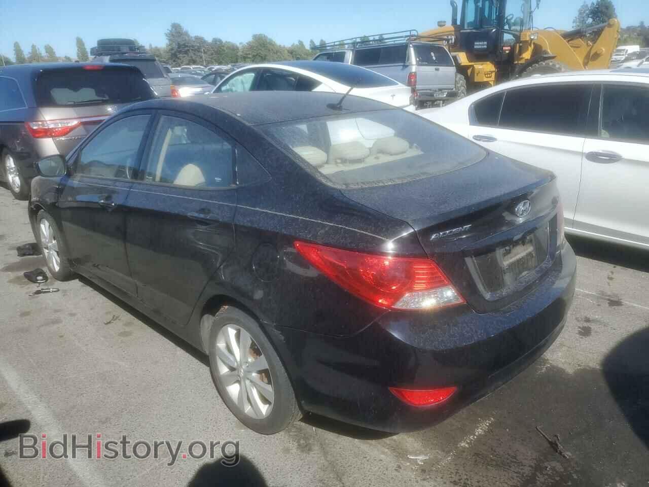 2013 HYUNDAI ACCENT - VIN: KMHCU4AE6DU372830 - Фото 2