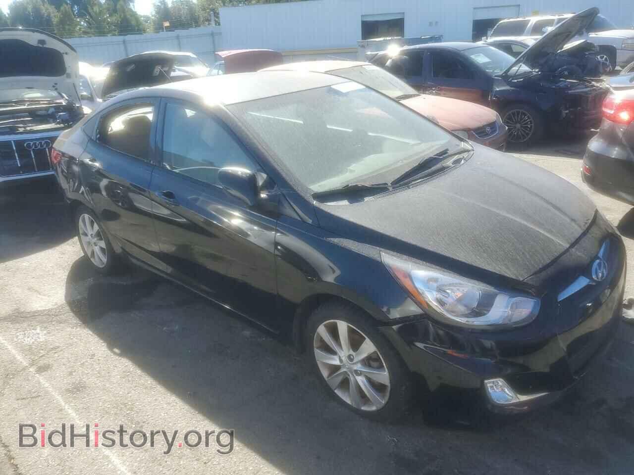 2013 HYUNDAI ACCENT - VIN: KMHCU4AE6DU372830 - Фото 4