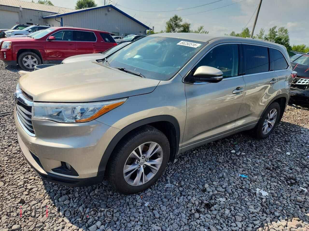 Photo 5TDBKRFH6FS084559 - TOYOTA HIGHLANDER 2015