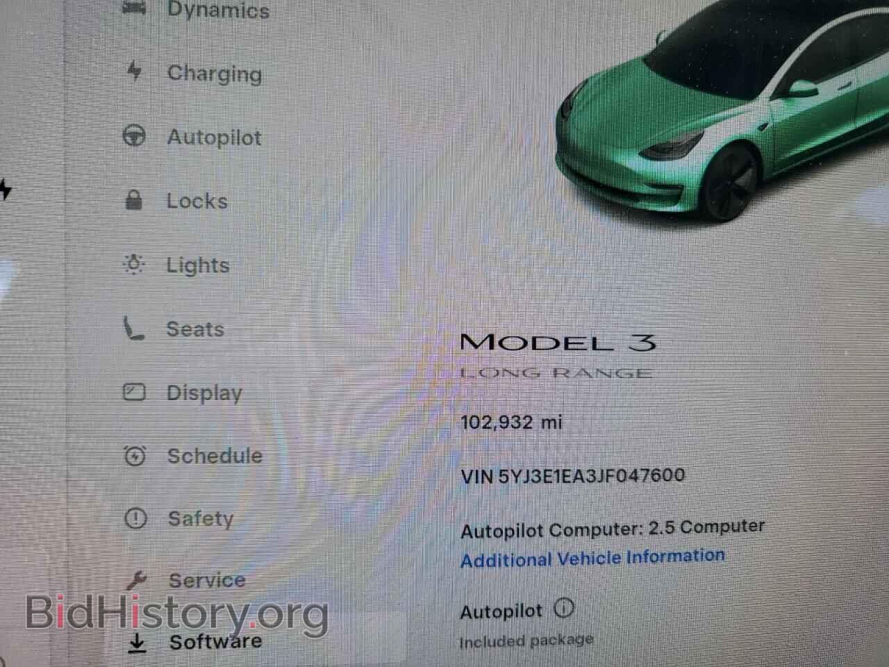2018 TESLA MODEL 3 - VIN: 5YJ3E1EA3JF047600 - Фото 9