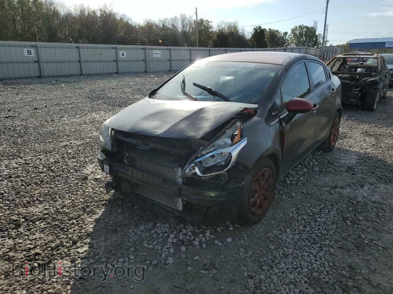 2015 KIA RIO - VIN: KNADM4A36F6437011 - Фото 2