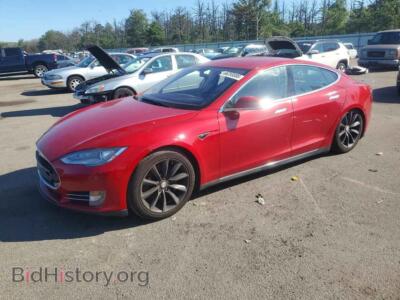 2013 Tesla MODEL S, красный — VIN 5YJSA1CN5DFP08366, Copart