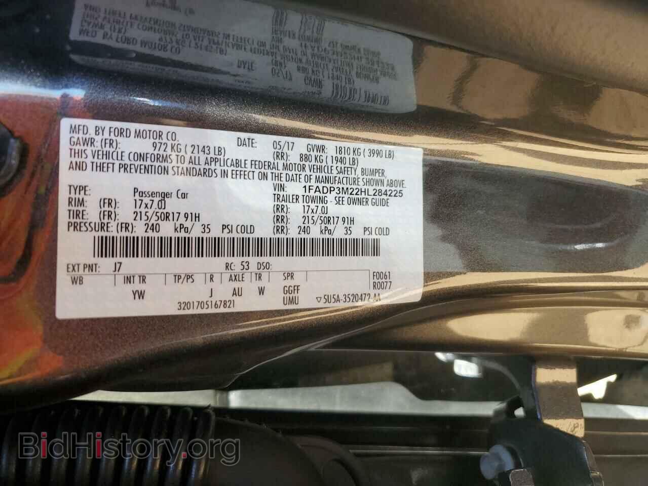 2017 FORD FOCUS - VIN: 1FADP3M22HL284225 - Photo 12