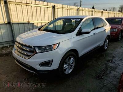 2015 Ford EDGE Edge SEL, white — VIN 2FMTK3J99FBC20097, Copart