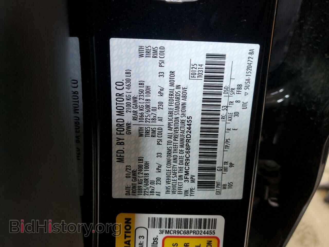 2023 FORD BRONCO - VIN: 3FMCR9C68PRD24455 - Фото 13
