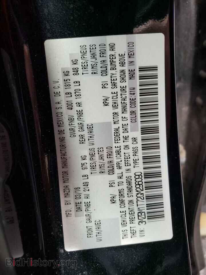 2016 MAZDA 3 - VIN: 3MZBM1T72GM296090 - Фото 10