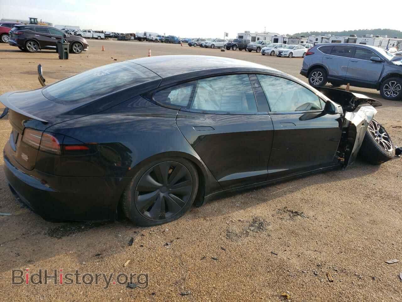 2022 TESLA MODEL S - VIN: 5YJSA1E65NF477542 - Фото 3