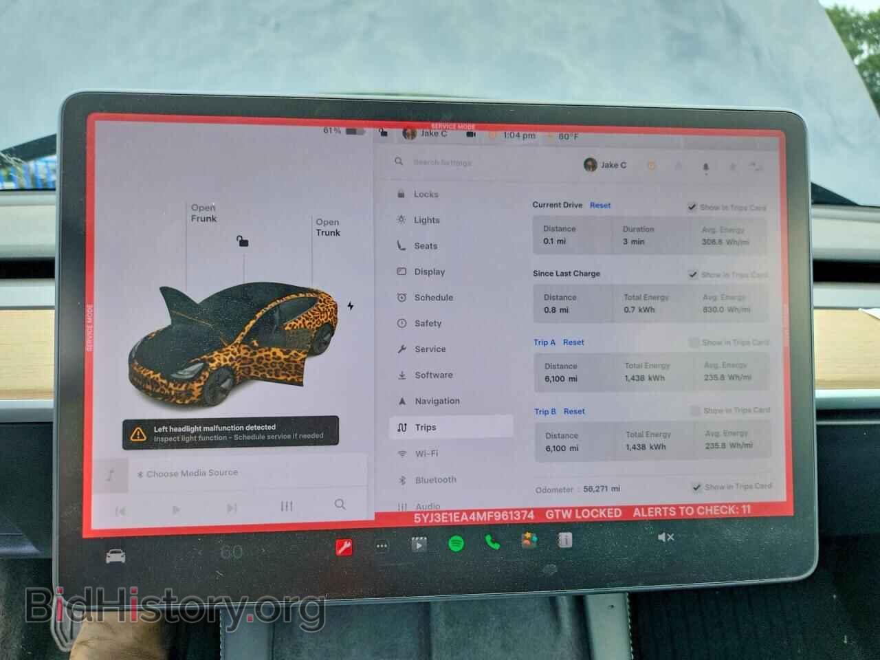 2021 TESLA MODEL 3 - VIN: 5YJ3E1EA4MF961374 - Photo 9