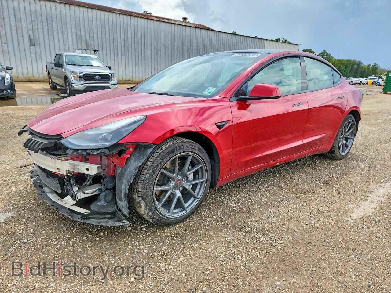 Photo 5YJ3E1EA9NF184787 - TESLA MODEL 3 2022