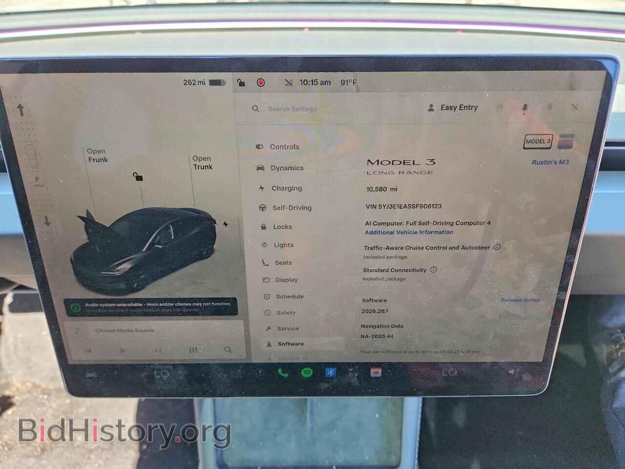 2025 TESLA MODEL 3 - VIN: 5YJ3E1EA5SF906123 - Фото 9