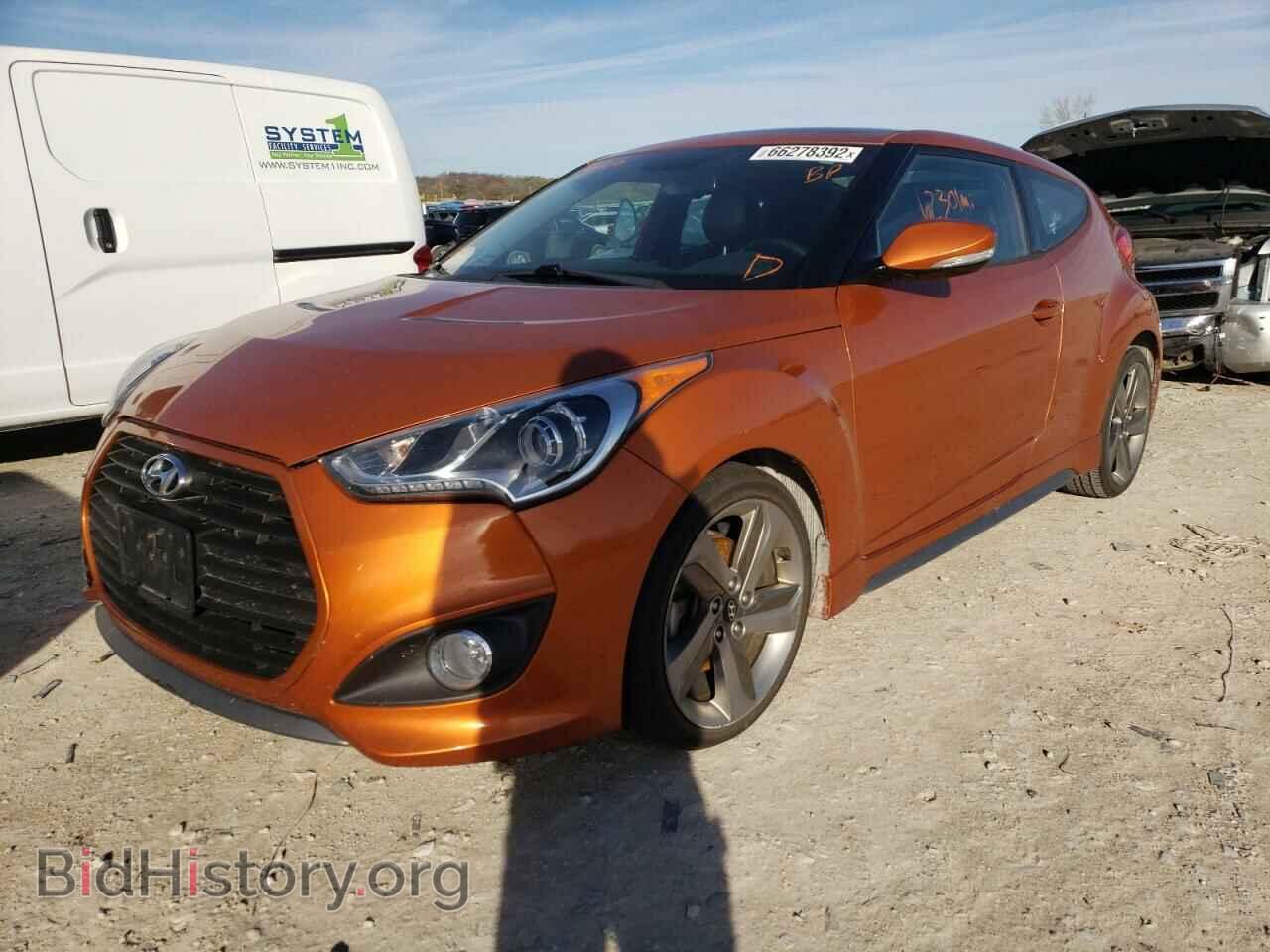 2013 HYUNDAI VELOSTER - VIN: KMHTC6AE4DU122016 - Фото 2