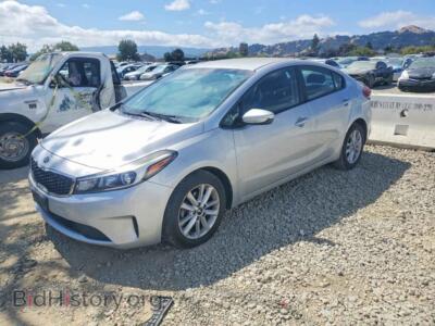 2017 Kia FORTE LX, gray — VIN 3KPFL4A76HE021815, Copart