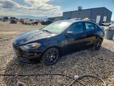 2016 Dodge DART SE, черный — VIN 1C3CDFAA9GD606514, Copart