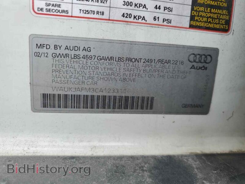 2012 Audi A3 (VIN WAUKJAFM3CA123311) — фото 13 из 15