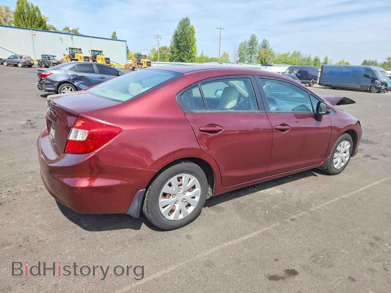 2012 HONDA CIVIC - VIN: 2HGFB2F54CH585380 - Фото 3