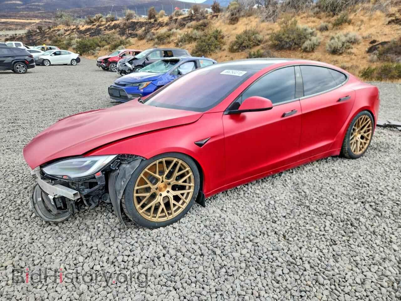 Фотография 5YJSA1E52MF443791 - TESLA MODEL S 2021