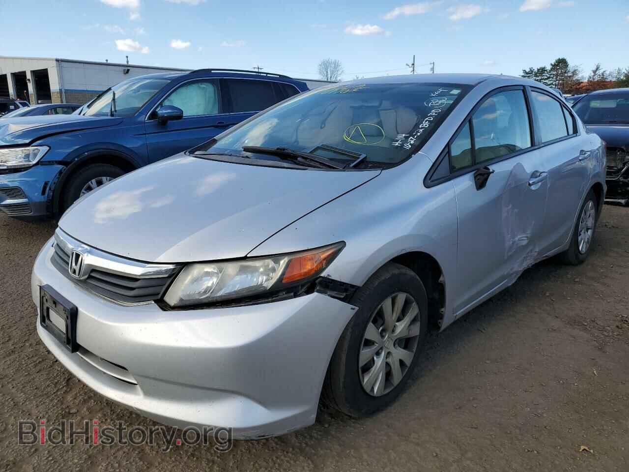 2012 HONDA CIVIC - VIN: 2HGFB2F52CH520950 - Фото 2
