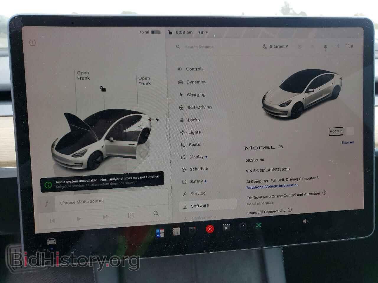 2023 TESLA MODEL 3 - VIN: 5YJ3E1EA9PF576218 - Фото 9